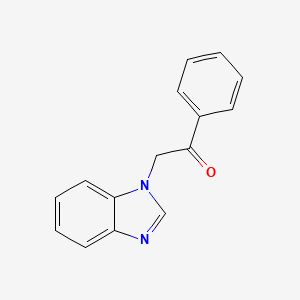 Ethanone, 2-(1H-benzimidazol-1-yl)-1-phenyl- - 89101-27-9