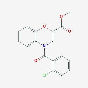 methyl 4-(2-chlorobenzoyl)-3,4-dihydro-2H-1,4-benzoxazine-2-carboxylate - 