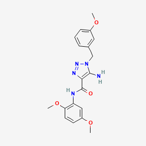 5-amino-N-(2,5-dimethoxyphenyl)-1-(3-methoxybenzyl)-1H-1,2,3-triazole-4-carboxamide - 