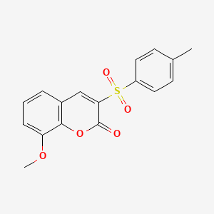 8-methoxy-3-[(4-methylphenyl)sulfonyl]-2H-chromen-2-one - 