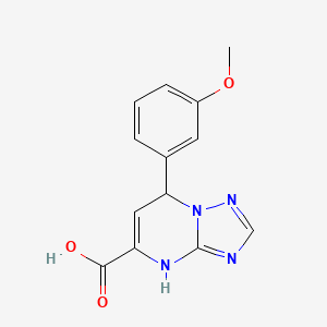 7-(3-Methoxyphenyl)-4,7-dihydro[1,2,4]triazolo[1,5-a]pyrimidine-5-carboxylic acid - 