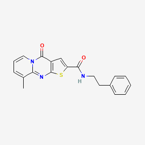 9-methyl-4-oxo-N-(2-phenylethyl)-4H-pyrido[1,2-a]thieno[2,3-d]pyrimidine-2-carboxamide - 