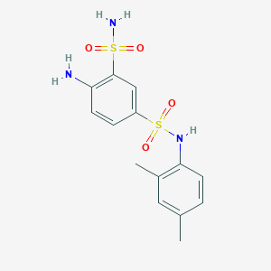 4-Amino-N1-(2,4-dimethylphenyl)benzene-1,3-disulfonamide - 
