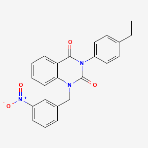 3-(4-ethylphenyl)-1-(3-nitrobenzyl)quinazoline-2,4(1H,3H)-dione - 