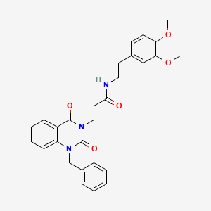3-(1-benzyl-2,4-dioxo-1,2,3,4-tetrahydroquinazolin-3-yl)-N-[2-(3,4-dimethoxyphenyl)ethyl]propanamide - 