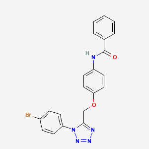 N-(4-{[1-(4-bromophenyl)-1H-tetrazol-5-yl]methoxy}phenyl)benzamide - 
