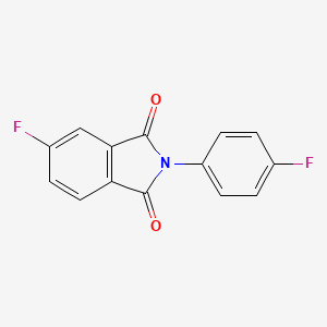 5-Fluoro-2-(4-fluorophenyl)isoindole-1,3-dione - 