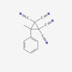 3-Methyl-3-phenylcyclopropane-1,1,2,2-tetracarbonitrile - 10432-47-0