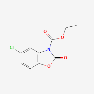 3-Benzoxazolinecarboxylic acid, 5-chloro-2-oxo-, ethyl ester - 24963-24-4