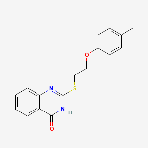 2-[2-(4-methylphenoxy)ethylsulfanyl]-1H-quinazolin-4-one - 