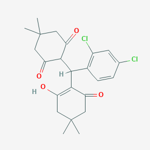 2-[(2,4-Dichlorophenyl)(2-hydroxy-4,4-dimethyl-6-oxocyclohex-1-en-1-yl)methyl]-5,5-dimethylcyclohexane-1,3-dione - 