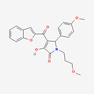 4-(1-benzofuran-2-ylcarbonyl)-3-hydroxy-5-(4-methoxyphenyl)-1-(3-methoxypropyl)-1,5-dihydro-2H-pyrrol-2-one - 