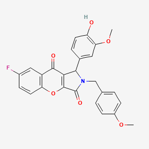 7-Fluoro-1-(4-hydroxy-3-methoxyphenyl)-2-(4-methoxybenzyl)-1,2-dihydrochromeno[2,3-c]pyrrole-3,9-dione - 