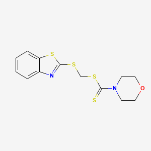 (1,3-Benzothiazol-2-ylsulfanyl)methyl morpholine-4-carbodithioate - 
