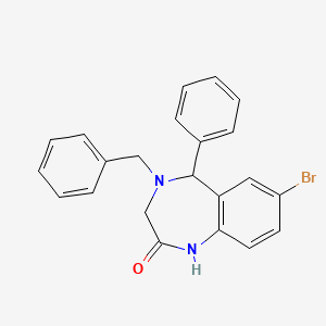 4-benzyl-7-bromo-5-phenyl-4,5-dihydro-3H-1,4-benzodiazepin-2-ol - 4635-48-7