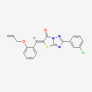 (5Z)-5-[2-(allyloxy)benzylidene]-2-(3-chlorophenyl)[1,3]thiazolo[3,2-b][1,2,4]triazol-6(5H)-one - 