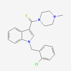 [1-(2-chlorobenzyl)-1H-indol-3-yl](4-methylpiperazin-1-yl)methanethione - 
