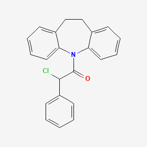 2-chloro-1-(10,11-dihydro-5H-dibenzo[b,f]azepin-5-yl)-2-phenylethanone - 