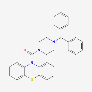 4-(Diphenylmethyl)piperazinyl phenothiazin-10-yl ketone - 