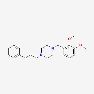 1-[(2,3-Dimethoxyphenyl)methyl]-4-(3-phenylpropyl)piperazine - 
