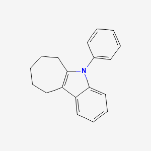 5-Phenyl-5H,6H,7H,8H,9H,10H-cyclohepta[B]indole - 
