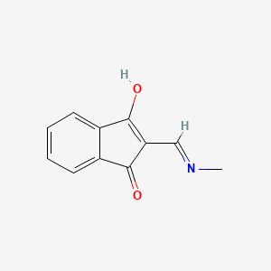 2-[(methylamino)methylene]-1H-indene-1,3(2H)-dione - 38301-04-1