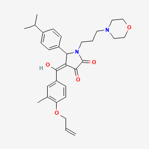 4-[4-(Allyloxy)-3-methylbenzoyl]-3-hydroxy-5-(4-isopropylphenyl)-1-[3-(4-morpholinyl)propyl]-1,5-dihydro-2H-pyrrol-2-one - 