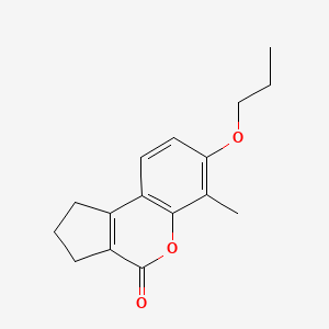 6-methyl-7-propoxy-2,3-dihydrocyclopenta[c]chromen-4(1H)-one - 