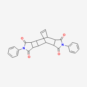 5,12-Diphenyl-5,12-diazapentacyclo[7.5.2.02,8.03,7.010,14]hexadec-15-ene-4,6,11,13-tetrone - 42916-26-7