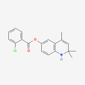 2,2,4-Trimethyl-1,2-dihydroquinolin-6-yl 2-chlorobenzoate - 