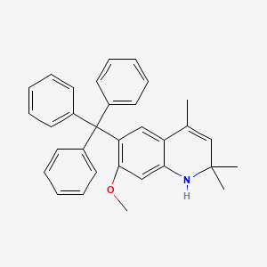7-Methoxy-2,2,4-trimethyl-6-trityl-1,2-dihydro-quinoline - 