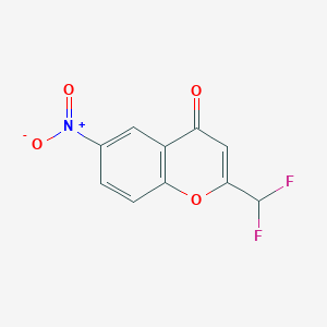 2-(difluoromethyl)-6-nitro-4H-chromen-4-one - 380593-37-3