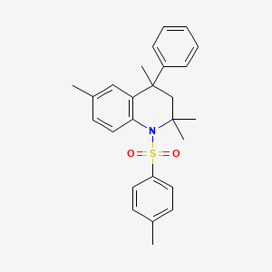 2,2,4,6-Tetramethyl-1-[(4-methylphenyl)sulfonyl]-4-phenyl-1,2,3,4-tetrahydroquinoline - 