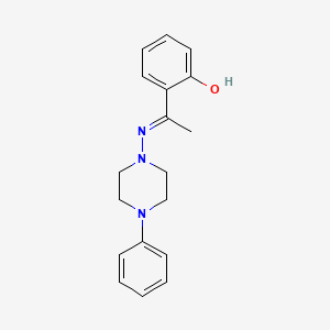 2-[1-(4-Phenyl-piperazin-1-ylimino)-ethyl]-phenol - 