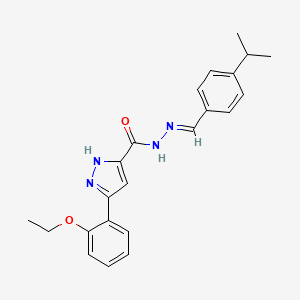 3-(2-Ethoxyphenyl)-N'-(4-isopropylbenzylidene)-1H-pyrazole-5-carbohydrazide - 302917-89-1
