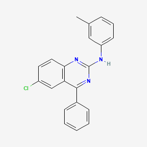(6-Chloro-4-phenyl-quinazolin-2-yl)-m-tolyl-amine - 