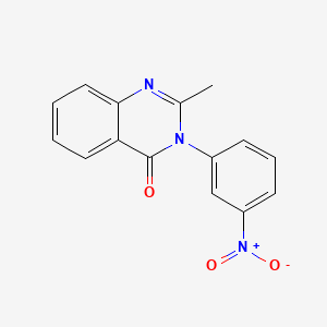 2-Methyl-3-(3-nitro-phenyl)-3H-quinazolin-4-one - 4309-26-6