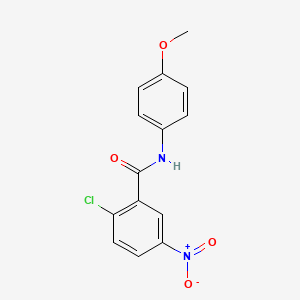 2-chloro-N-(4-methoxyphenyl)-5-nitrobenzamide - 