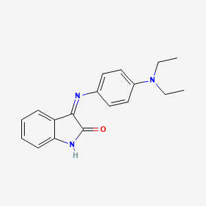 3-[4-(Diethylamino)anilino]indol-2-one - 