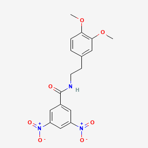 N-[2-(3,4-dimethoxyphenyl)ethyl]-3,5-dinitrobenzamide - 
