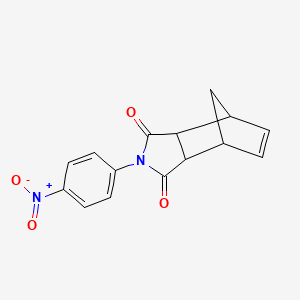 2-(4-nitrophenyl)-3a,4,7,7a-tetrahydro-1H-4,7-methanoisoindole-1,3(2H)-dione - 19077-62-4