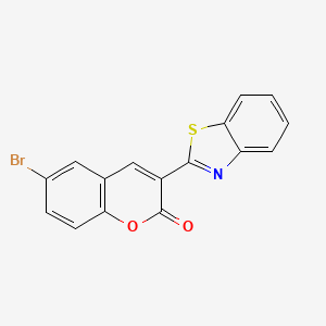 3-(1,3-benzothiazol-2-yl)-6-bromo-2H-chromen-2-one - 