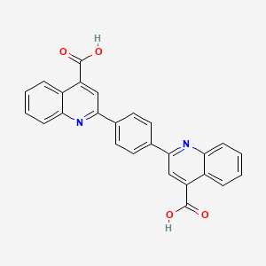 2-[4-(4-Carboxyquinolin-2-yl)phenyl]quinoline-4-carboxylic acid - 