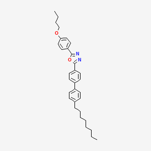 2-(4-Butoxyphenyl)-5-(4'-octylbiphenyl-4-yl)-1,3,4-oxadiazole - 5609-74-5