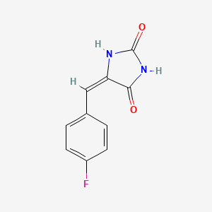 (5E)-5-(4-fluorobenzylidene)imidazolidine-2,4-dione - 