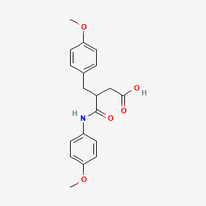 3-(4-Methoxybenzyl)-4-[(4-methoxyphenyl)amino]-4-oxobutanoic acid - 