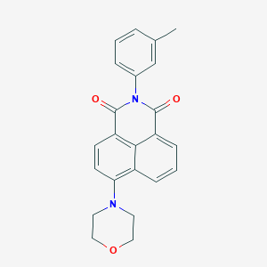 2-(3-methylphenyl)-6-(morpholin-4-yl)-1H-benzo[de]isoquinoline-1,3(2H)-dione - 