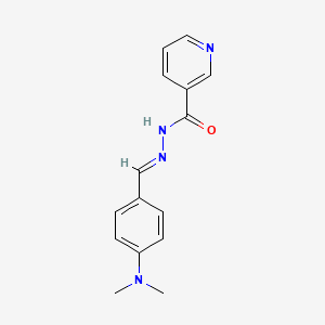 4-(Dimethylamino)benzaldehyde nicotinoyl hydrazone - 