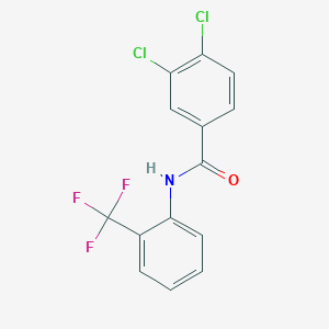 3,4-dichloro-N-[2-(trifluoromethyl)phenyl]benzamide - 