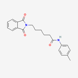 2H-Isoindole-2-hexanamide, 1,3-dihydro-N-(4-methylphenyl)-1,3-dioxo- - 59472-19-4
